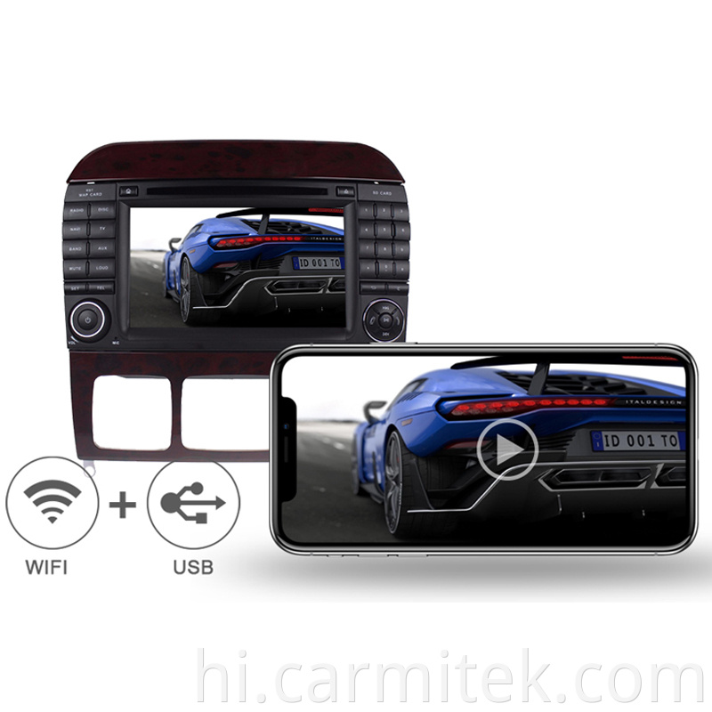 Multimedia Player Car for Benz W220